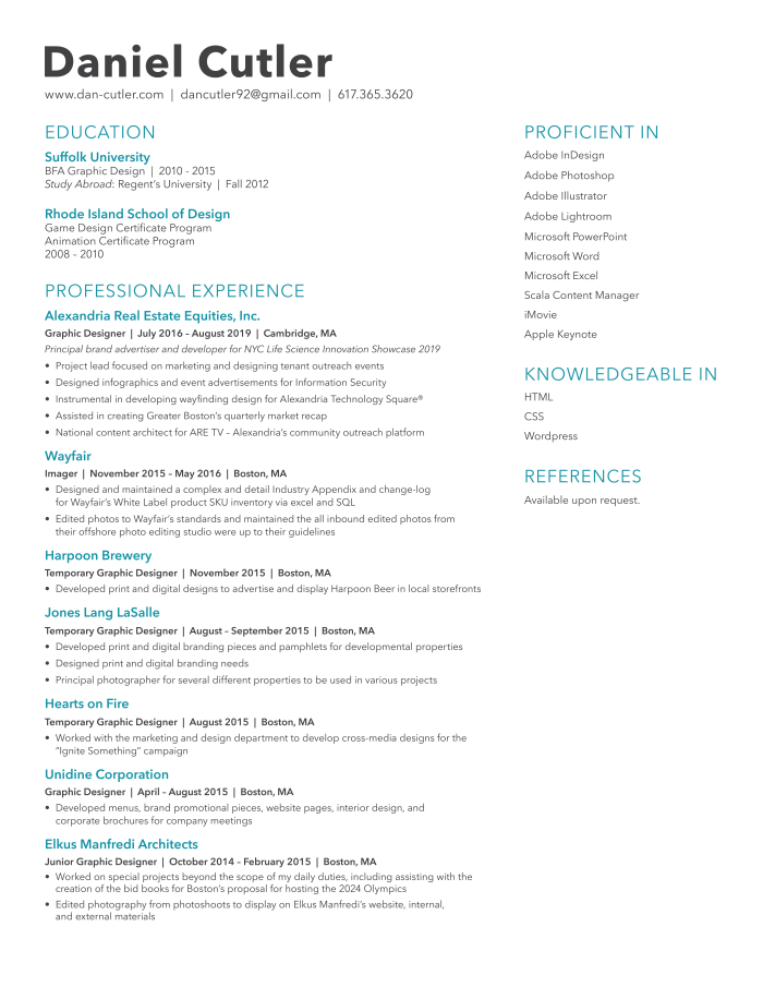 Dan_Cutler_Resume_August2019 Final